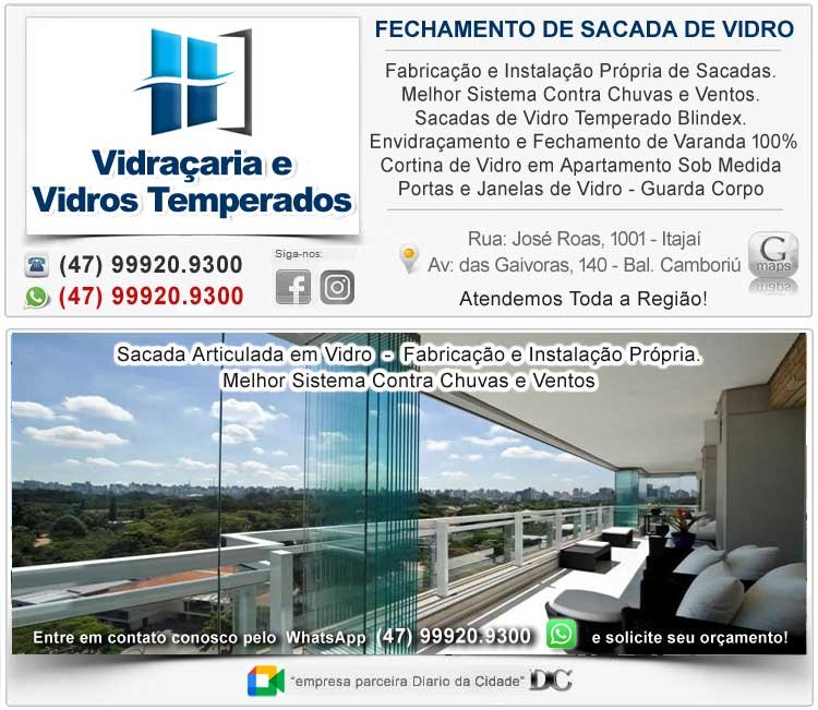 Fechamento Sacada de Vidro reiki balneário camboriú bc envidraçamento 100 % orçamento cortina blindex temperado